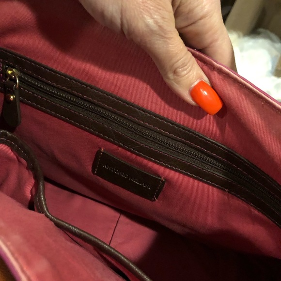 Amazing Authentic Antonio Melani Orange leather - Picture 6 of 8